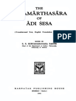 The Paramarthasara of Adi Sesa