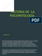 Historia de La Psicopatología