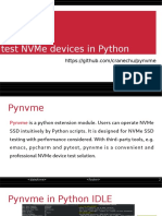 Pynvme Introduction