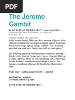 The Jerome Gambit