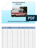 Buku Expedisi Ambulan