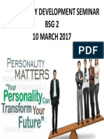 Personality Development Seminar