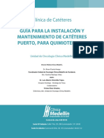 Guía para la instalación y mantenimiento de catéteres puerto, para quimioterapia.pdf