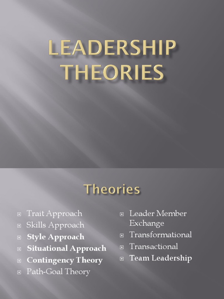 Leadership Types | PDF | Leadership | Behavioural Sciences