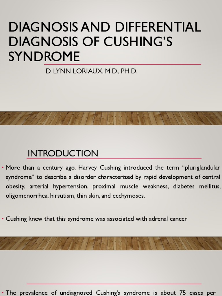 Cushing's Syndrome Diagnosis Guide | PDF
