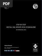 Step by Step Install SQL Server 2016 Standalone On Windows 2016 PDF