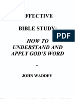 How To Make Best of God's Word