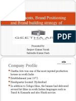 Brand Elements, Brand Positioning and Brand Building Strategy of Geetha Arts