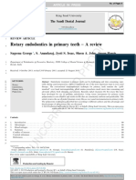 Rotary Endodontics in Primary Teeth - A Review