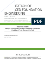 Advanced Foundation Engineering of Combined Footing