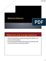 Ch3 Material Balance