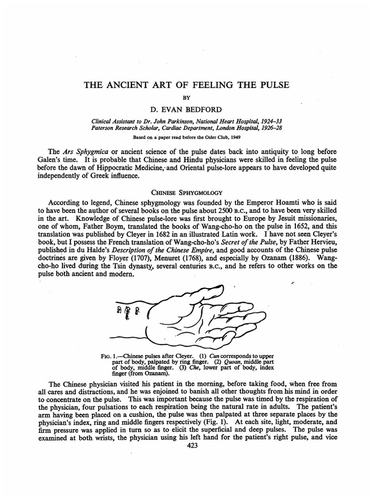 Secrets of Ancient Pulse Diagnosis | PDF | Pulse