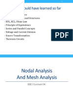 EEE Nodal and Mesh Analysis