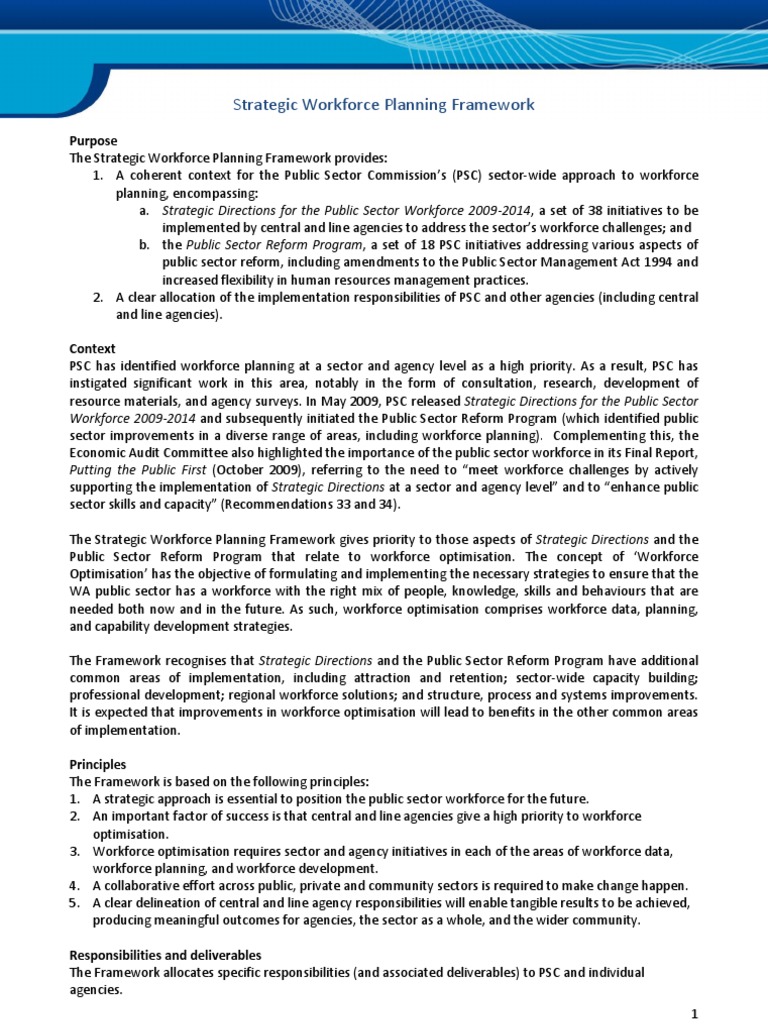 Workforce planning essay picture