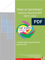 Tor Seminar Pendidikan Kewirausahaan MP Expo 2016 PDF