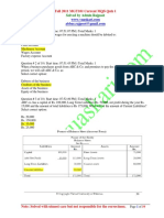 Financial Accounting - MGT101 Fall 2011 Quiz 1