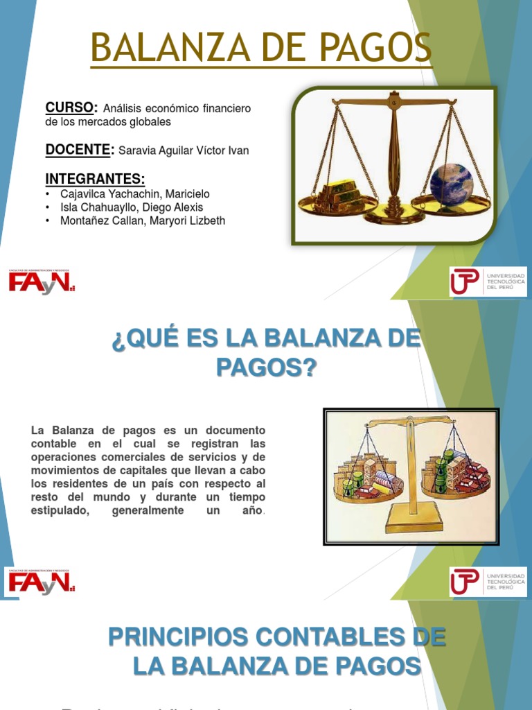 Análisis de la Balanza de Pagos en Perú | PDF | Balance de pagos | Tipo ...