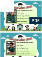 Biodata Calon Upsr