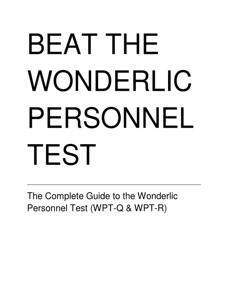 Secrets of the Wonderlic Scholastic Level Exam Study Guide