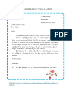 Appendix 3. Realia of Personal Letter: Friend - HTM