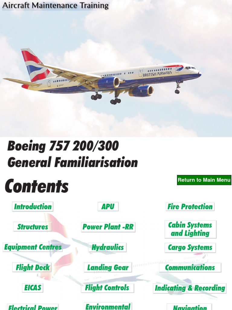 Boeing 757 General Familiarization Guide | PDF