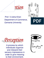Understanding Perception: Factors and Principles