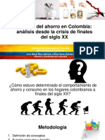 Historia Del Ahorro en Colombia