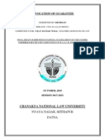 Revocation of Guarantee: Chanakya National Law University