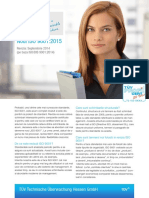 SR en ISO 9001 - 2015 Produktinfoblatt