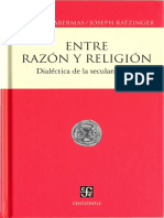 Entre Razon y Religion Dialectica de La Secularizacion PDF