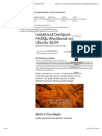 Install and Con Gure Mysql Workbench On Ubuntu 16.04: Before You Begin