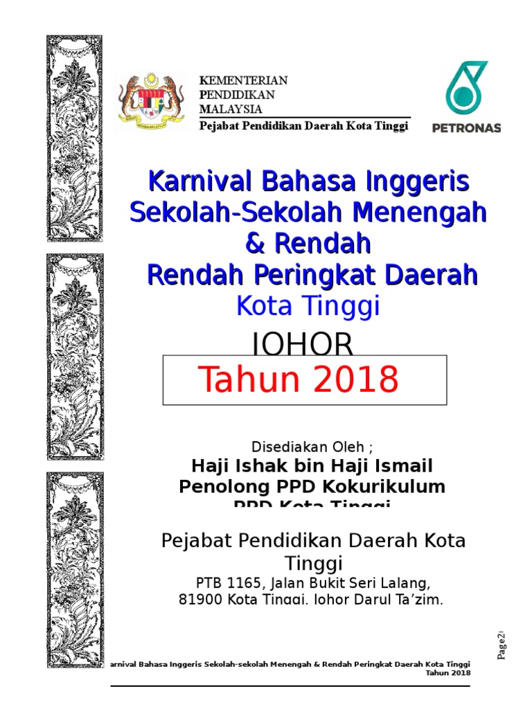 Kertas Kerja Karnival Bi 2018 Pdf