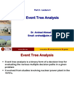 Event Tree Analysis: Dr. Arshad Ahmad Email: Arshad@utm - My