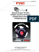 Remote Engine Throttle ETA201 Cummins IS Series ETA202 Detroit Diesel ETA204 Navistar