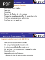 Modelo de Gerenciamento OSI