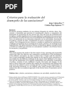 4. Criterios Para La Evaluación Del Desempeño de Las Asociaciones