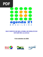 Agenda 21 Alagoas Relatoria Debates