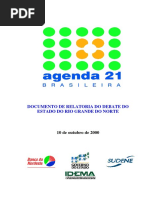 Agenda 21 Rio Grande Do Norte Relatoria Debates