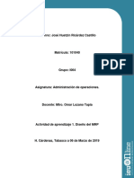 Actividad 1 Administración de Operaciones