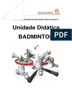 Unidade Didática Badminton