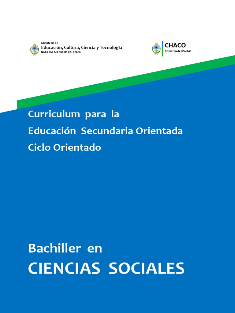 010 Bachiller Ciencias Sociales Pdf Evaluacion Educacion Secundaria