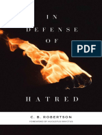 In Defense of Hatred - C.B. Robertson