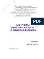 Las Tic y Transformacion Social