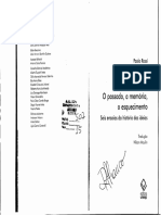 ROSSI, Paolo. Lembrar e Esquecer. O Passado, A Memória, o Esquecimento. São Paulo:, P. 15-38