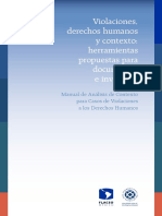 Análisis de Contexto para Investigación Sobre Violaciones A Los DDHH PDF