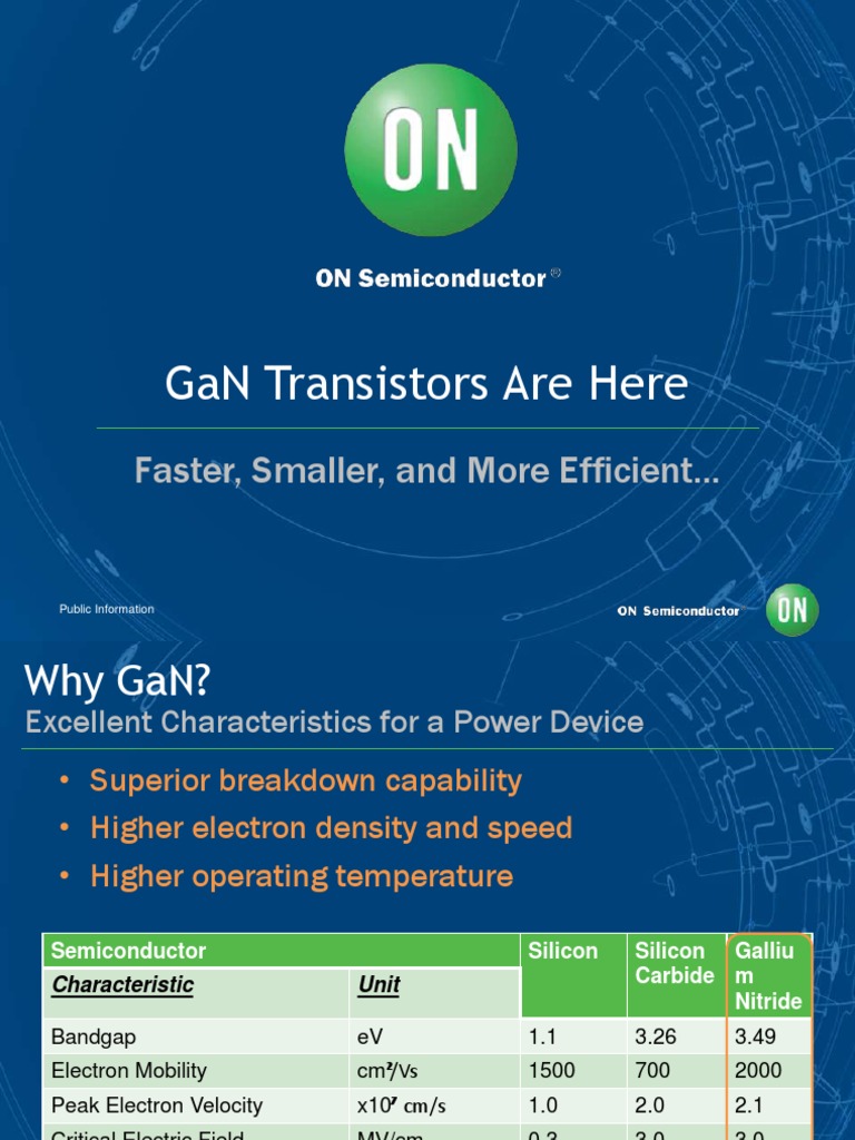 Gan Transistors Are Here: Faster, Smaller, and More Efficient.. | PDF ...