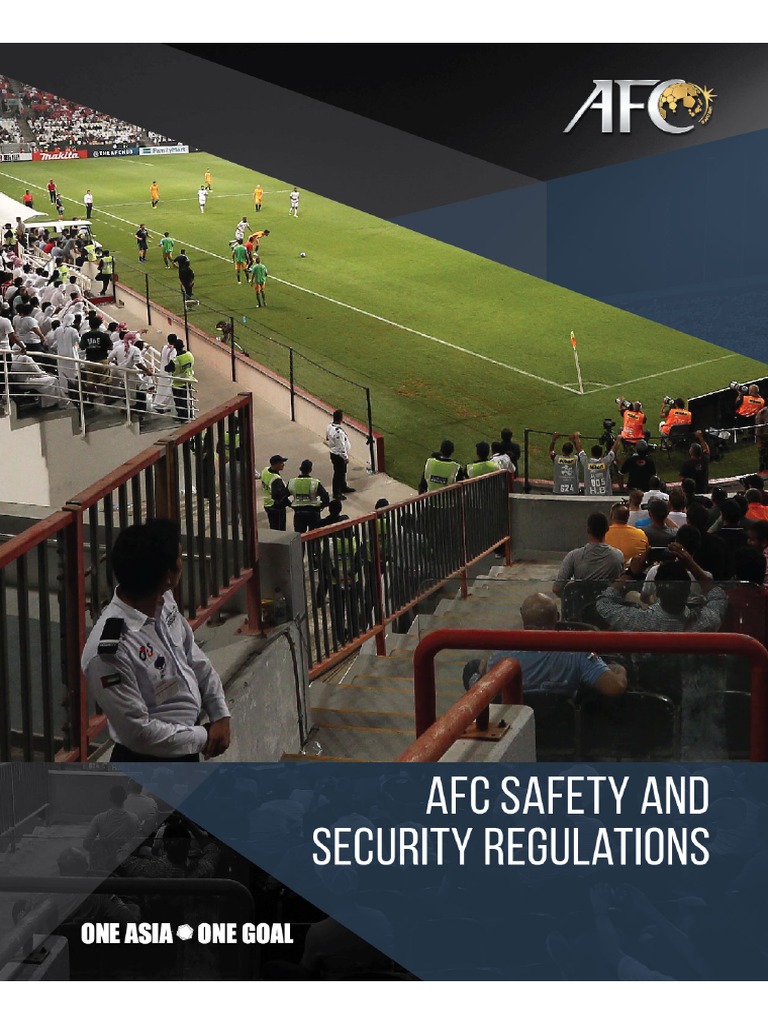 AFC Safety and Security Regulations PDF Security Guard Stadium
