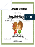 Certificado de Egreso 2016