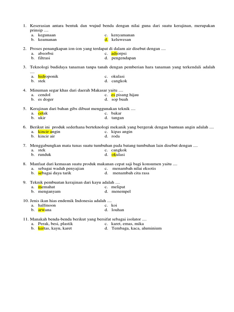 Keserasian Antara Bentuk Dan Wujud Benda Dengan Nilai Guna Dari Suatu Kerajinan Pdf