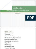 4D Printing